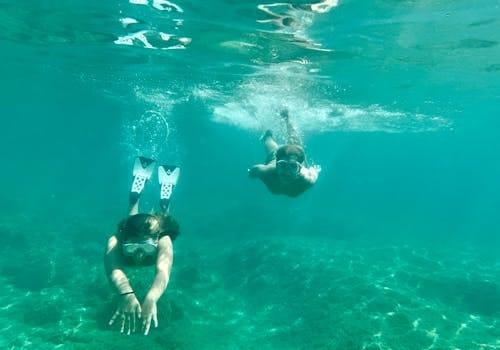 Snorkling vid Malgrats-öarna